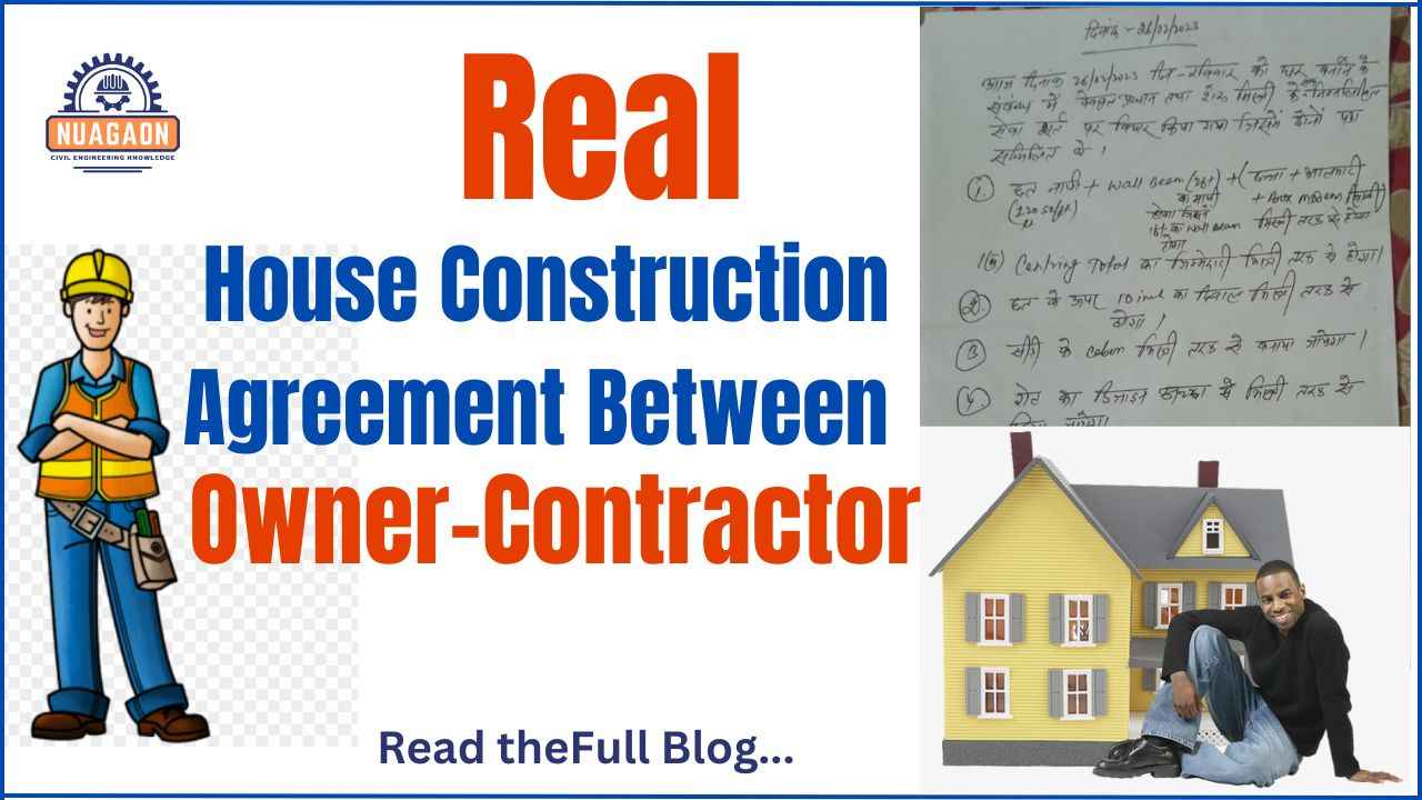 House Construction Agreement Between Owner Contractor